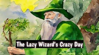 The Lazy Wizard's Crazy Day|English Enchanted Lessons Story|Lazy Wizard's Day Carzy.