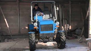 Самодельный полноприводный трактор 4x4. Обзор