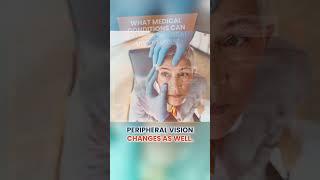 What medical conditions can cause peripheral vision loss?