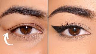 3 Incredible Eyeliner Styles for EXTREME HOODED Eyes!