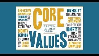 Values Reflecting Thoughtfulness – Comments by Jim Flynn of Epstein Becker Green