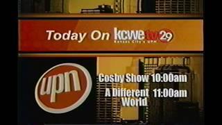 KCWE-TV, Ch. 29, Kansas City, MO, Partial Morning Schedule, Circa 2004