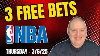 Thursday Free 3 NBA Picks, Bets & Predictions - 3/6/25 l Craig's Picks & Prediction l #freebets