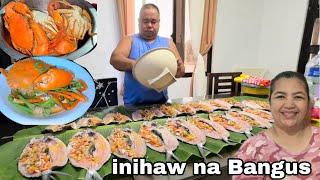 Inihaw na Bangus + May nagpadala ng maagang papasko Salamat po Ma’am Gloria ️