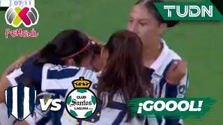 ¡Burkenroad abre temprano el marcador! | Monterrey 1-0 Santos | Liga Mx Femenil AP2024-J3 | TUDN