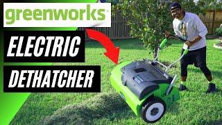 How To Use The Greenworks Electric Dethatcher | Worth Every Penny