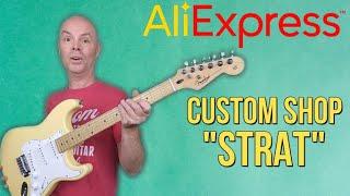 Aliexpress Custom Stratocaster Review & Demo #chibson #replica #madeinchina