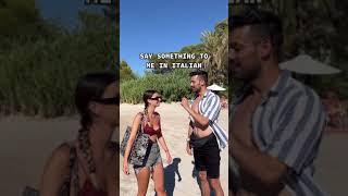 PEOPLE WHO SPEAK ITALIAN  WHAT DID SHE SAY? #italian #italy #translate #languages #fyp