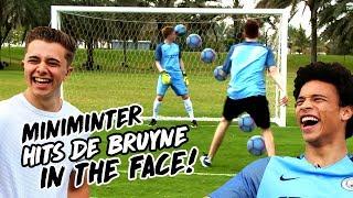 MINIMINTER HITS DE BRUYNE IN THE FACE WITH RABONA! ChrisMD & Miniminter v De Bruyne, Sane & Sterling