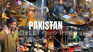  Hussainabad Food Street Tour - Karachi, Pakistan - 4K Walking Tour with Captions