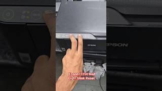 Epson l3250  mobile WiFi printer #best Quality Photo #Red Light blink #Reset #epson #printersupport