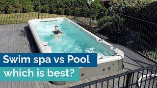 Top 7 reasons why a swim spa is better than a swimming pool