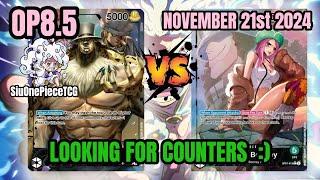 LOOKING FOR COUNTERS  | OP8.5  Rob Lucci VS. 🟢 Bonney One Piece Trading Card Game TCG POV