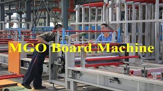 fireproof mgo board making machine，mgo board production line，magnesium oxide board production line