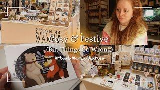 Cosy & Festive, But Things Go Wrong  | Artist Mama Diaries  | Studio Vlog 