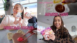 MAKING Japanese candy & X-MAS cookies!! vlogmas day 11