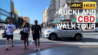 Auckland Sunday Late Afternoon Walking Tour New Zealand 4K HDR