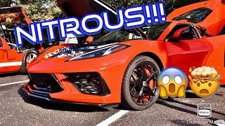 Nitrous C8 Corvette at Cars and Coffee (September 2020) ft. Best Exits!!!