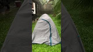 Quechua Camping tent heavy rain test | Review |  Decathlon | 2021