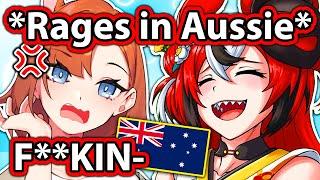 FriendTaro Got Angry, Her Aussie Accent Came Out and Made Bae Laugh 【Hololive】