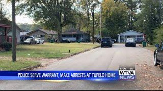 Police serve warrants, make arrests in Tupelo