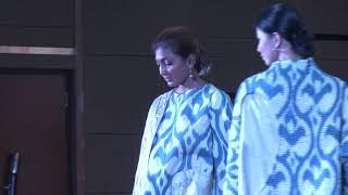 World Ikat Textiles Symposium 2019 Fashion Show - Umarova Markhamat, Maru, Uzbekistan