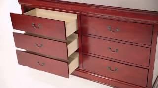 Louis Philippe Cherry Dresser from Coaster Furniture