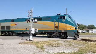 A late VIA 73 pulling into Chatham station. Jul 10, 2022