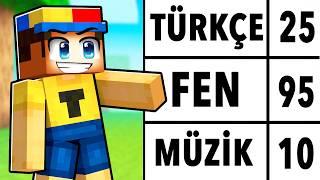TUNA OKUL KARNESİNİ ALDI !! - Minecraft