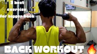 3 Best exercise for back  #dhiraj fitness