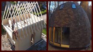 Fast & Economic Wooden House Construction Methods | Log Cabin Building Process