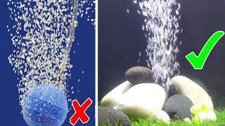 2 Amazing Air Bubbles Stones Ideas (Make Your Fish Tank CooL!)