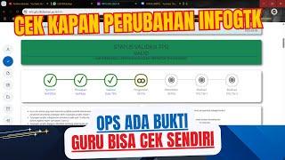 CARA MENGETAHUI KAPAN INFOGTK UPDATE | BISA GURU BISA OPS