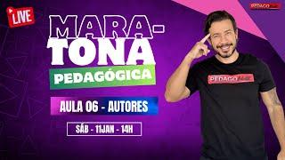  AULA AO VIVO! AULA 06 - Autores! Tudo que você precisa para a sua prova!