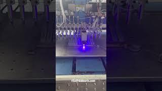 automatic pvc badge logo making machine with uv light to curing