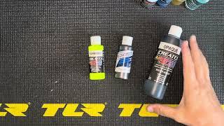 RC car airbrush painting, Createx, Proline paints used and reducers