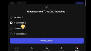 When was TONxDAO launched ?