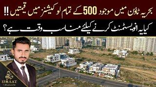 "Prices  500-Yard Plots Locations of Bahria Town Karachi! Is Now the Right Time to Invest? "