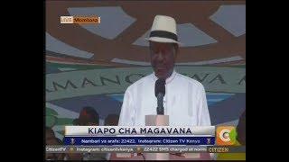 Raila Odinga's speech at Joho's swearing in ceremony