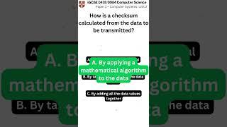 iGCSE Computer Science 0478 0984 Paper 1 Unit 2 q026 v1