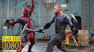 The final fight: Deadpool vs Ajax in the movie DEADPOOL (2016)