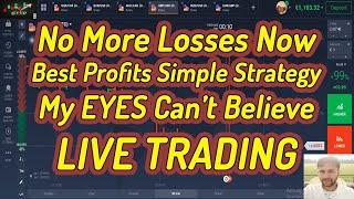 Profits Strategy 100% Winning | Live Trading Heikin Ashi Moving Averages Binary Options Iq No Losses