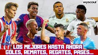 ANÁLISIS A LA LIGA, QUIÉN ES MEJOR Y EN QUÉ. MBAPPÉ, OLMO, VINICIUS, ASPAS, MURIQI, LAMINE YAMAL...