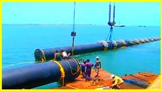 HDPE PIPE | The largest HDPE pipe installation process