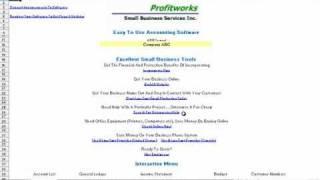 Free Accounting Software - Getting Started With Profitworks Easy To Use Accounting Software