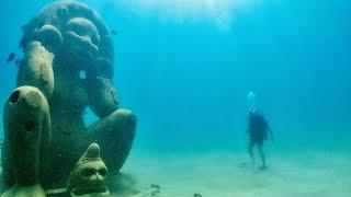 World's Biggest Underwater Statue ~ Atabey ~ Snorkeling Sosua Bay Coral Reef ~ Dominican Republic