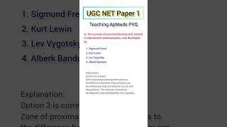 Teaching Aptitude for UGC NET 2023 | wb set paper 1 preparation | ugc net 2023 pyq