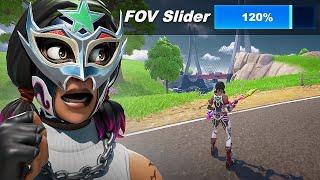 Fortnite added a FOV SLIDER In Chapter 6...