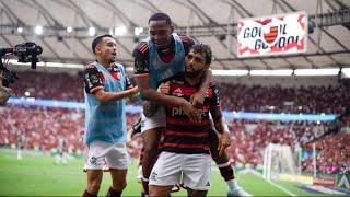 Gabriel vive tarde de Gabigol, joga bem, faz 2 gols, mas Galo diminui e o Fla vence por  3 a 1. LIVE