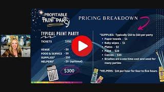 Profitable Paint Party || How to make money teaching Paint Parties